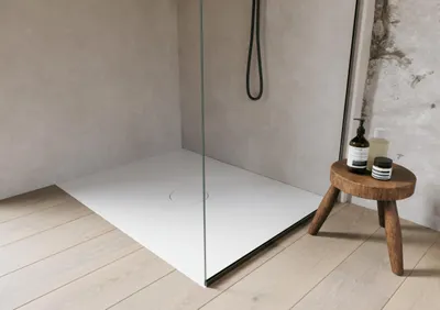 Image de BetteAir carreau de douche avec BetteAntidérapant Sense, 1100×1000mm, blanc, 7360-000AS