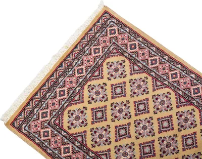 Immagine prodotto di 126x78 CM Tappeto Autentico Originale Annodato a Mano Lana Kashmir Pakistan