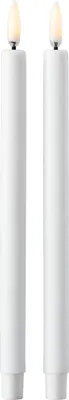 Image de STOFF Nagel - Bougie LED H : 20 cm, 2 pièces, Blanc