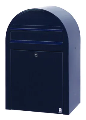 Produktbild von Briefkasten 'Bobi' — Einwurföffnung: 26 x 4 cm, Farbe:Blau