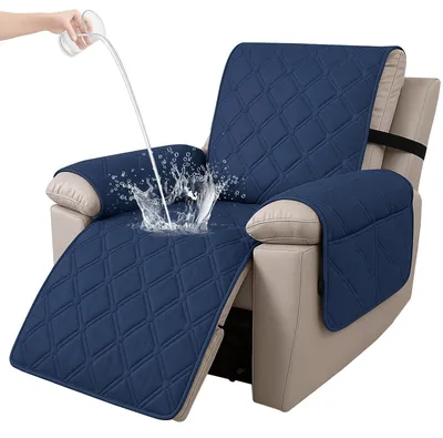 Image de Solidchoice - Housse imperméable pour fauteuil relax, bleu marine