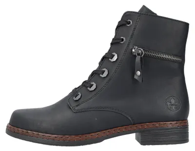 Immagine prodotto di Rieker stivaletti stringati donna ecopelle nero taglia: 41