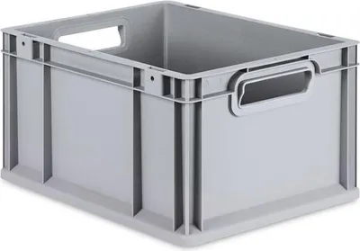 Produktbild von Eurobox NextGen Economy | Griffe offen | HxBxT 22x30x40cm | 20 Liter | Eurobehälter, Transportbox, Transportbehälter, Stapelbehälter