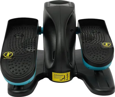 Immagine prodotto di Mini ellittica compatta - Pedalatore - Nessun montaggio - Funzionamento manuale - Allenamento gambe e braccia - Riabilitazione e fitness - Nero