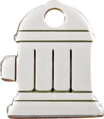 Produktbild von RedDingo Edelstahl Hundemarke mit individueller Gravur Hydrant, Größe: L