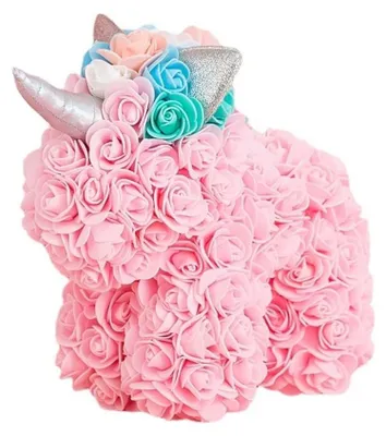 Ewige Geschenkbox mit Rose, rosa, handgefertigt, für Valentinstag