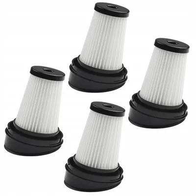 Produktbild von Staubsaugerfilter - 4 Stück - HEPA-Filter - Grundig VCH 96 98 GORENJE SVC144 180 216