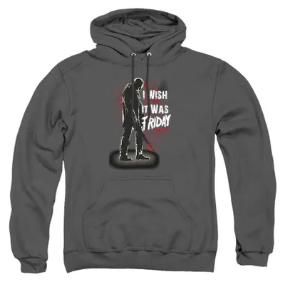 Imagen del producto de Sudadera con capucha "Viernes 13" para hombre/mujer, uni, modelo TV40167 (talla XXL), color carbón