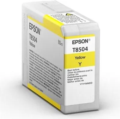 Produktbild von Epson Tintenpatrone yellow T 850 80 ml               T 8504