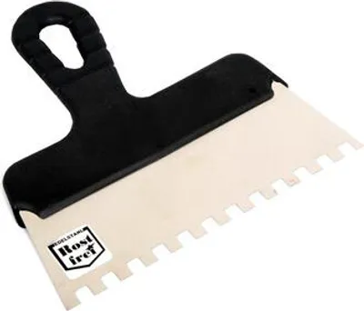 Produktbild von Trapezförmiger Edelstahlspachtel 150 Mm Zahn 8*8 - E-324-3153