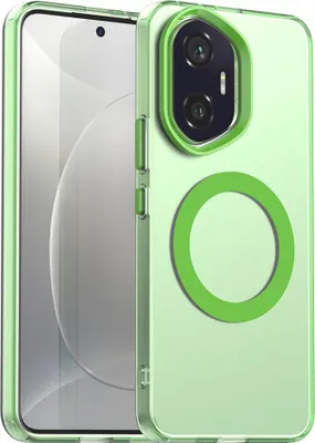 Immagine prodotto di Custodia magnetica per Honor 300, sottile custodia traslucida opaca antiurto Verde