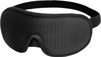 Zdjęcie produktu dla Verk 27568 Ergonomiczna maska do spania 3D, czarna