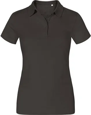 Produktbild von Jersey Poloshirt Damen, Charcoal, M