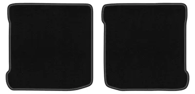 Produktbild von Velours-Fußmatten Hinten für Seat Cordoba I 1993-2002 (Limousine) – 2-tlg, Schwarz, passgenau – Wielganizator LUX