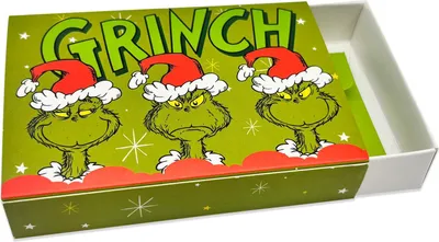 Produktbild von The Grinch Geschenkschachtel Motiv 2 – Geschenkbox Weihnachten, Geschenkverpackung Party #1