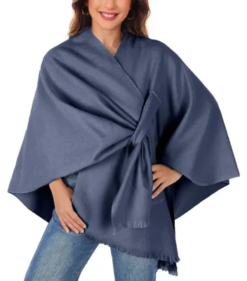 Imagen del producto de Omgoods - Bufanda de invierno cálida para mujer con botones