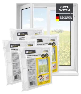 Immagine prodotto di Zanzariera EASYmaxx - fino a max. 150x180cm - nastro velcro autoadesivo - set di 4 pezzi