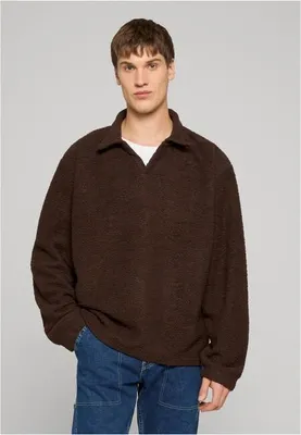 Obrázek produktu pro Pánský svetr DEF TEDDY Pullover chocolatebrown - XL