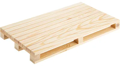 Produktbild von Mini-Holzpalette, Holzpalette, Servierpalette, 20x13x3,5cm : 35 x 20 cm, natur Variante: 35 x 20 cm, natur