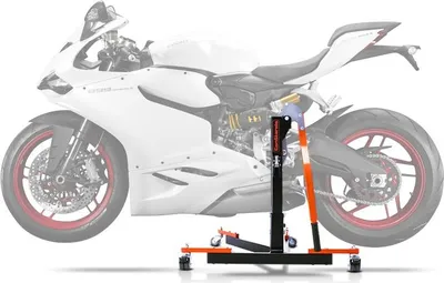 Zdjęcie produktu dla Stojak centralny CS Power Evo do Ducati 899 Panigale 14-15 pomarańczowy