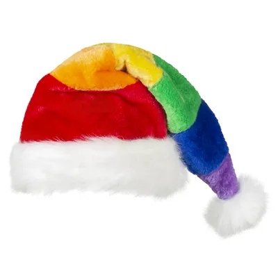 Produktbild von Weihnachtsmütze Regenbogen - Santa Rainbow