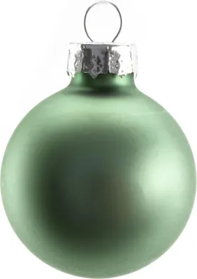 Produktbild von TrendLine Weihnachtskugeln aus Glas Ø 3,5 cm salbeigrün 16 Stück