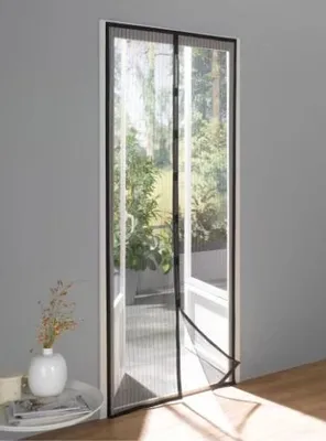 Produktbild von LIVARNO Home Insektenschutz Fliegengitter, magnetisch- Türnetz 100x220 cm, anthrazit