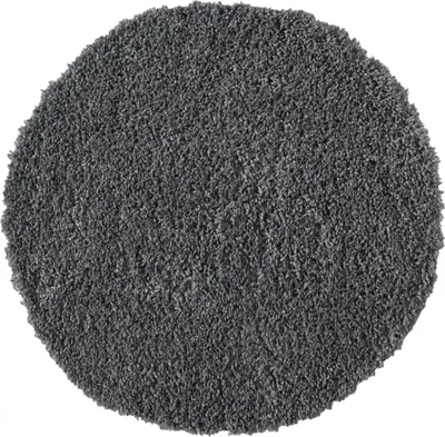 Image de 100 x 100 (diamètre) cercle Tapis My Shaggy gris cercle