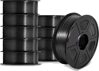 Image de filament pour imprimante 3D, performance à haute vitesse, sans bulles, SEIDE 10Noir