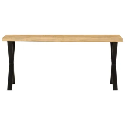 Immagine prodotto di Panca con Bordi Vivi 105 cm in Legno Massello di Mango