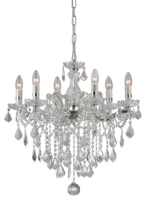 Obrázok produktu pre Ideal Lux FLORIAN SP6, 6 žiaroviek, E14, IP20, Chróm