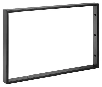 Obrázok produktu pre Konzola Sapho 490 x 330 x 40 mm, lakovaná oceľ, matná čierna