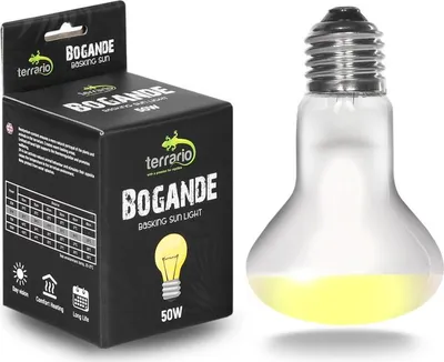 Immagine prodotto di Terrario Bogande Luce solare abbronzante - lampadina riscaldante 50W Terrario