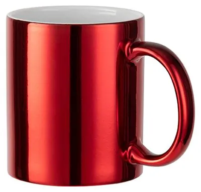 Produktbild von Tasse für Sublimation - Rot - Chromeffekt - 11oz / 320m
