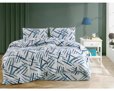 Obrázek produktu pro Flanelové povlečení 140x200, 70x90 cm Orlex blue