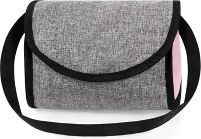 Image de Bayer Design 39433AA Poussette pour poupées jumelles, poussette pour poupées, poussette pour frères et sœurs, réglable en hauteur, pliable, sac
