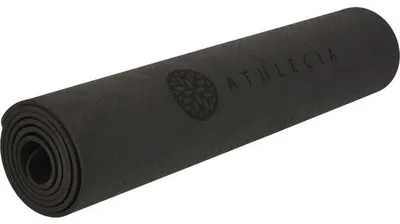 Zdjęcie produktu dla Mata do jogi – ATHLECIA – Estell – 4 mm – czarna