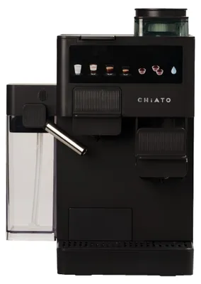 Produktbild von CHiATO coffeePLAY 5-in-1 Kaffeemaschine mit Mahlwerk und Milchsystem – Schwarz