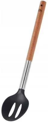 Produktbild von Excellent Houseware Lochlöffel Nylon, Keramikgeeignet, Holzgriff
