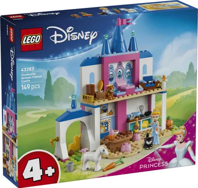 Productafbeelding van LEGO ǀ Disney Prinsessen: Assepoels dierenpaleis - Educatief speelgoed met een mini-popp en 4 dierenfiguren - Cadeau voor meisjes en fans vanaf 4 jaar - 43283