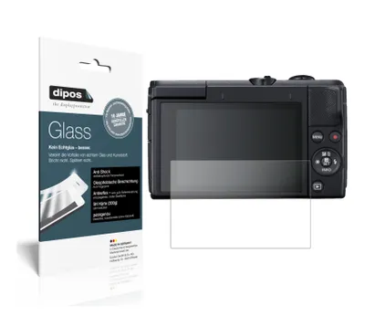 Produktbild von 1x Schutzfolie für Canon EOS M200 matt - Anti-Shock 9H Folie dipos Glass Kunststoffglas