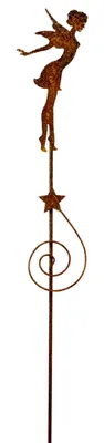 Produktbild von Rost Gartenstecker Elfe 112 cm hoch - Edelrost Garten Deko