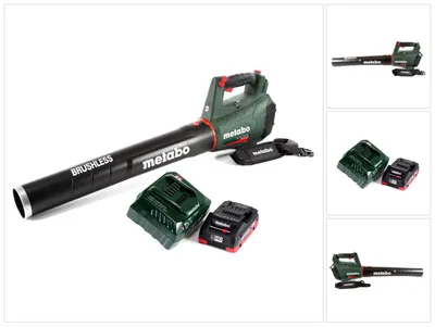 Image de Metabo LB 18 LTX BL Souffleur de feuilles sans fil 18 V brushless + 1x Batterie 4,0 Ah + Chargeur