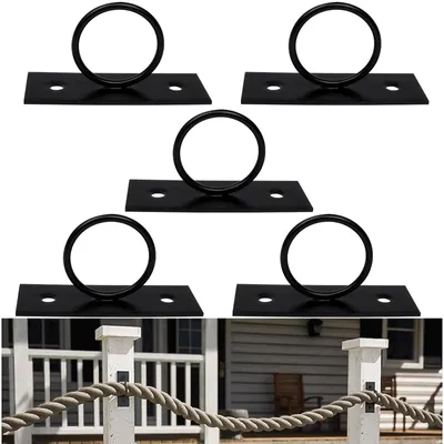 Immagine prodotto di Confezione da 5 supporti a forma di anello per cavi - Decorativi e stabili