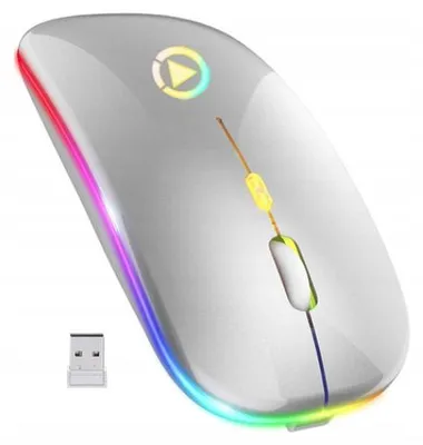 Produktbild von DSJ A2 Kabellose Optische Maus mit LED, 1600 DPI