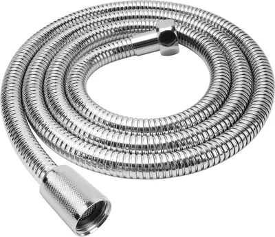 Produktbild von Duschschlauch 1,5m (59 Zoll),Edelstahl Brauseschlauch 150cm Standard G1/2 alle Kupferanschlüsse, Flexibel & Knickfest, Trinkwasser & Druck,Premium-Ersatz-Edelstahlschlauch,Chrom