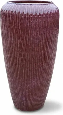 Zdjęcie produktu dla Doniczka ceramiczna Provencelia POMPADOUR Liliowy jesienny, Ø36 cm x H60 cm, mrozoodporna