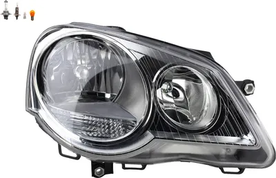 Produktbild von Johns, Scheinwerfer Halogen passend für VW Polo 02 9N 04/2005-01/12 Rechts Leuchtmittel 6Q1941008AJ 6Q1941008AN 6Q1941008AT 6Q1941008AR 6Q1941008AK 6Q