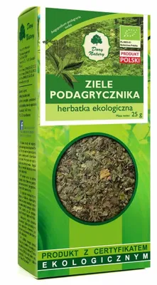 HERBATKA ZIELE PODAGRYCZNIKA BIO 25 g - DARY NATURY
