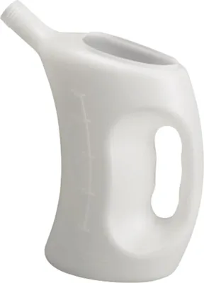 Produktbild von Pressol Messbecher aus Polyethylen 3l weiß / transparent mit Deckel / Kappe -10 / +110Grad C - 7523